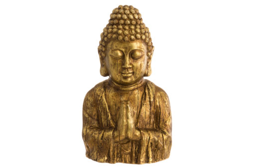 BUDDHA 49cm Palvetav Buddha kuju, kuldne. Mõõdud: 28,00 x 20,00 x 49,00