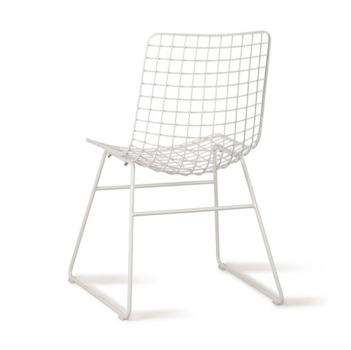Metallist tool valge HK LIVING - HK LIVING- IDA STUUDIO & sisustuspood- lai valik kodusisustuse tooteid